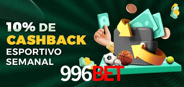 10% de bônus de cashback na 996bet